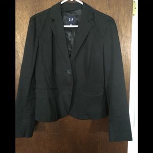 Gap size 8 single button blazer in black